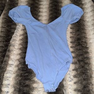 Blue bodysuit